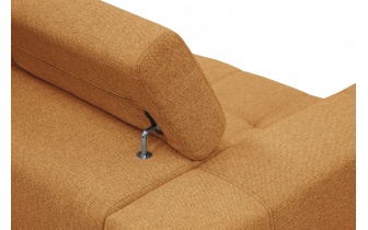 Canapé droit 3 places avec appuis-tête réglables QUARTZ