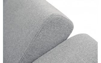 Canapé droit 3 places avec appuis-tête réglables QUARTZ