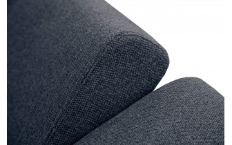 Canapé droit 3 places avec appuis-tête réglables QUARTZ