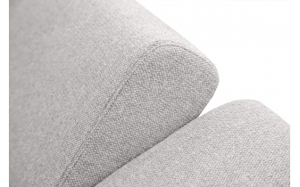 Canapé droit 3 places avec appuis-tête réglables QUARTZ