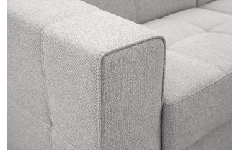 Canapé droit 3 places avec appuis-tête réglables QUARTZ