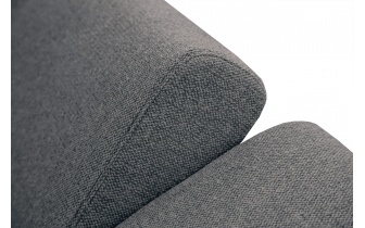 Canapé droit 3 places avec appuis-tête réglables QUARTZ