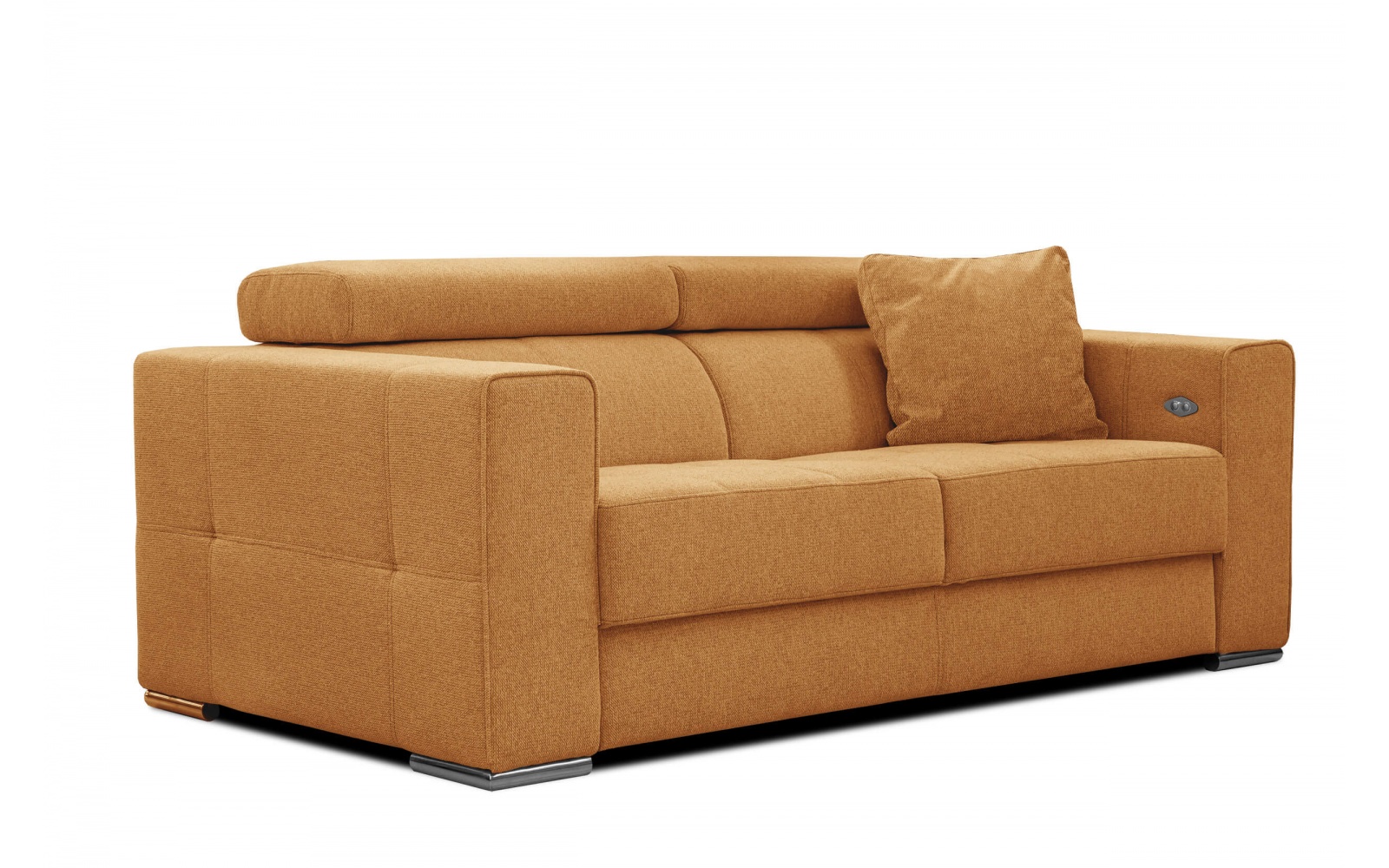 Canapé droit 3 places avec siège extensible électrique QUARTZ