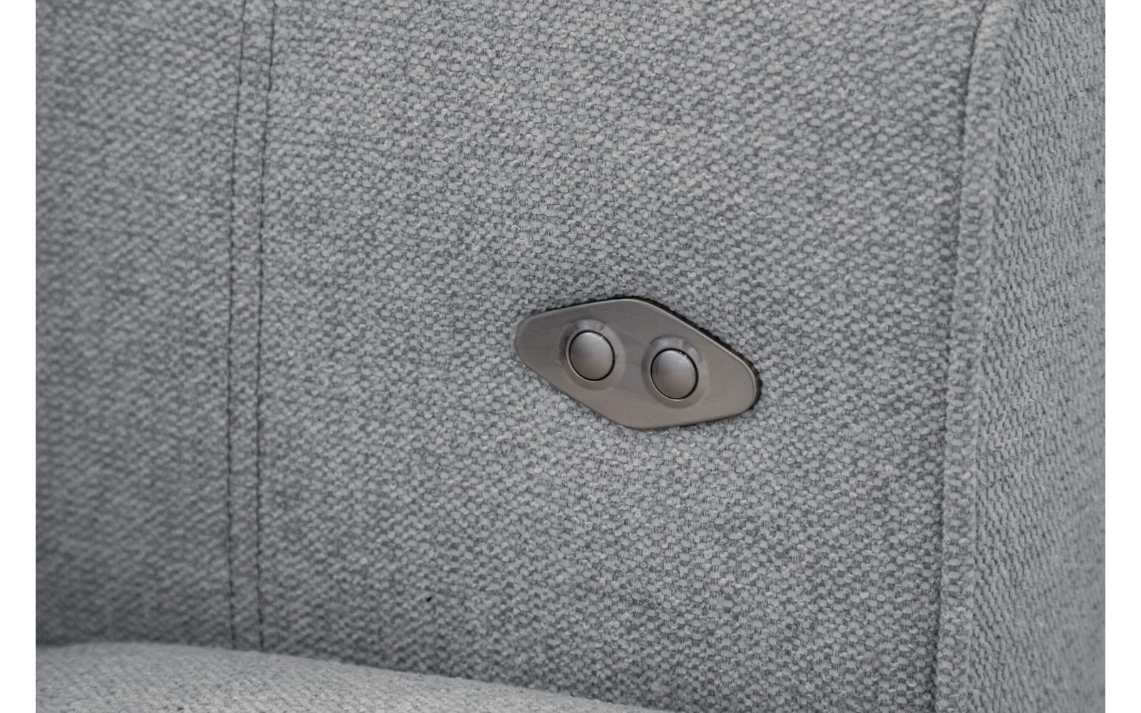 Canapé droit 3 places avec siège extensible électrique QUARTZ