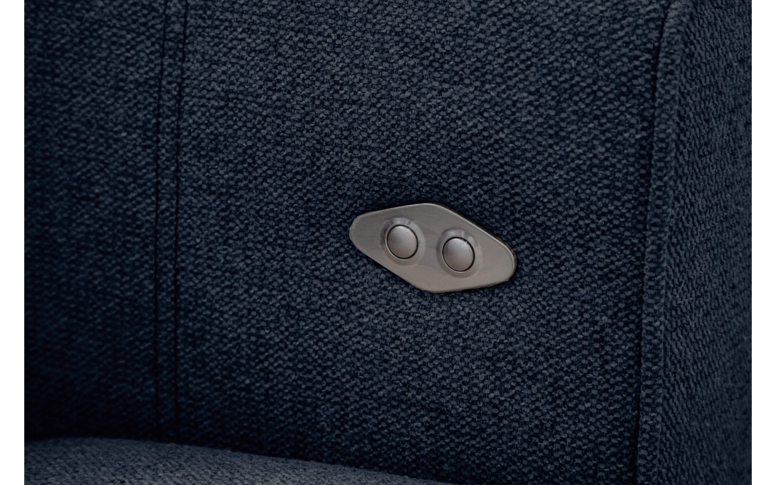 Canapé droit 3 places avec siège extensible électrique QUARTZ