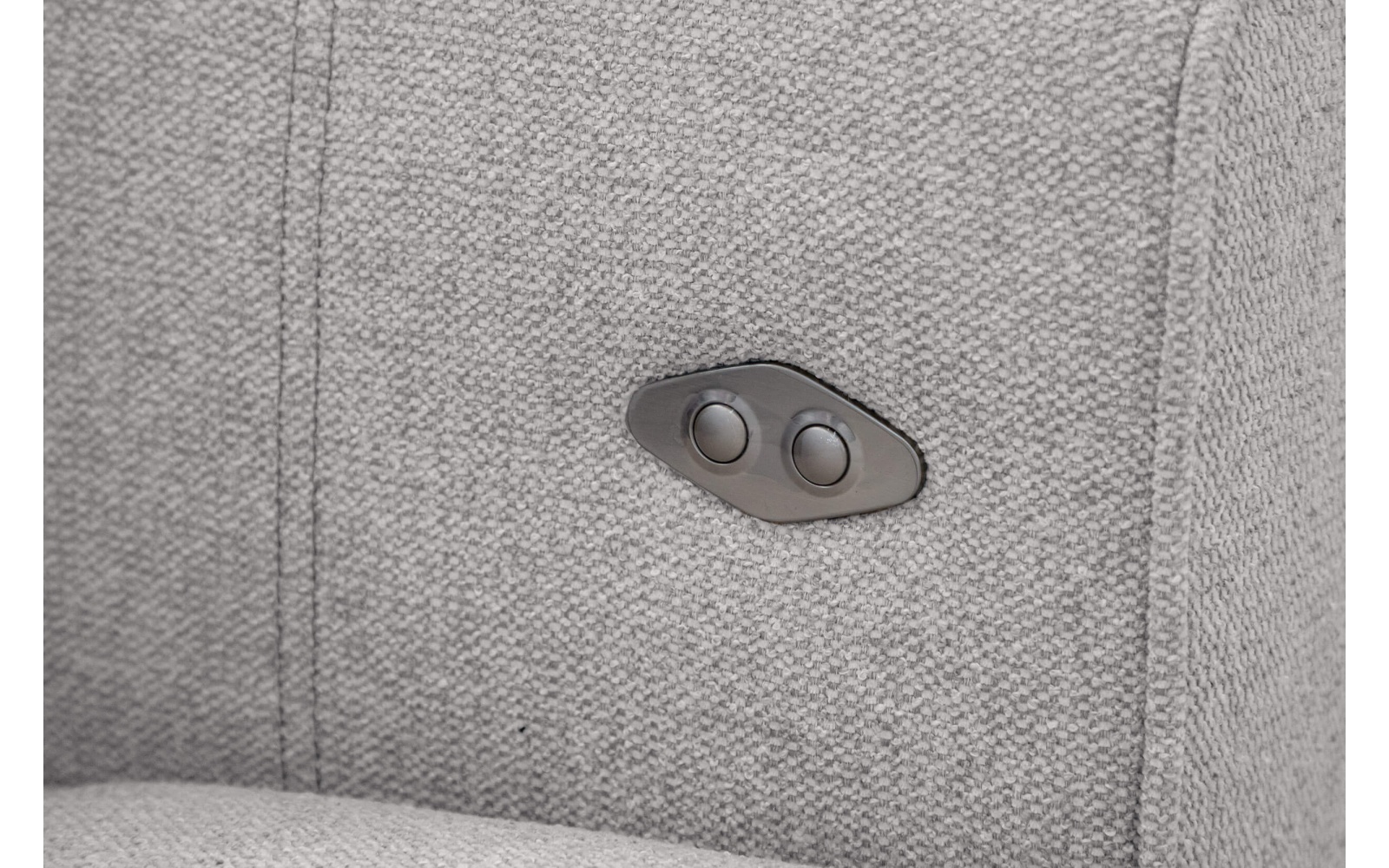 Canapé droit 3 places avec siège extensible électrique QUARTZ