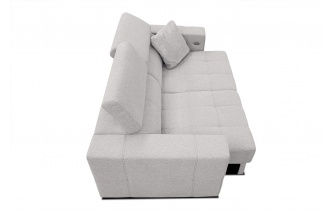 Canapé droit 3 places avec siège extensible électrique QUARTZ