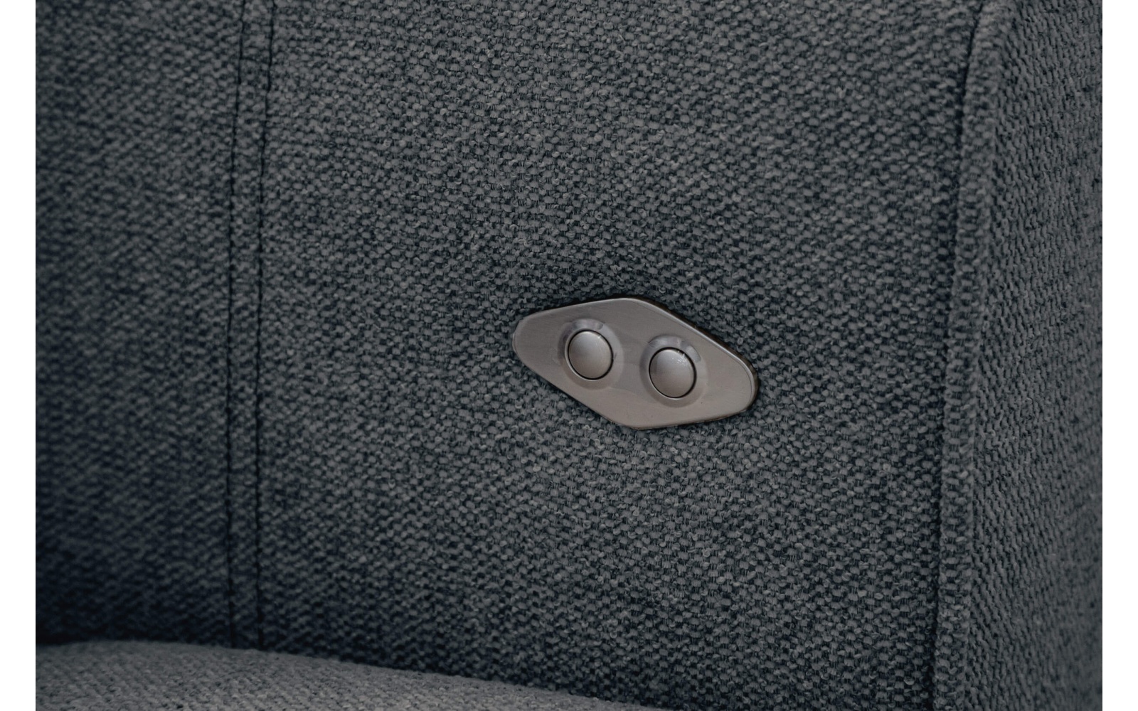 Canapé droit 3 places avec siège extensible électrique QUARTZ