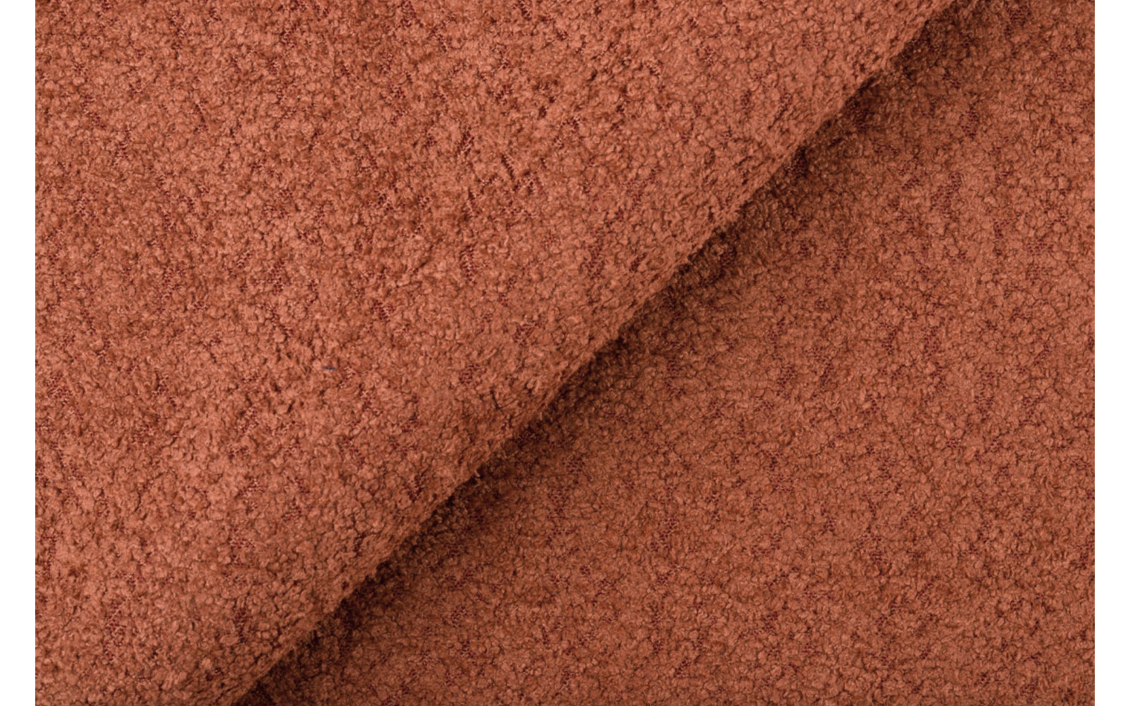 Canapé 2 places FEBE, orange foncé