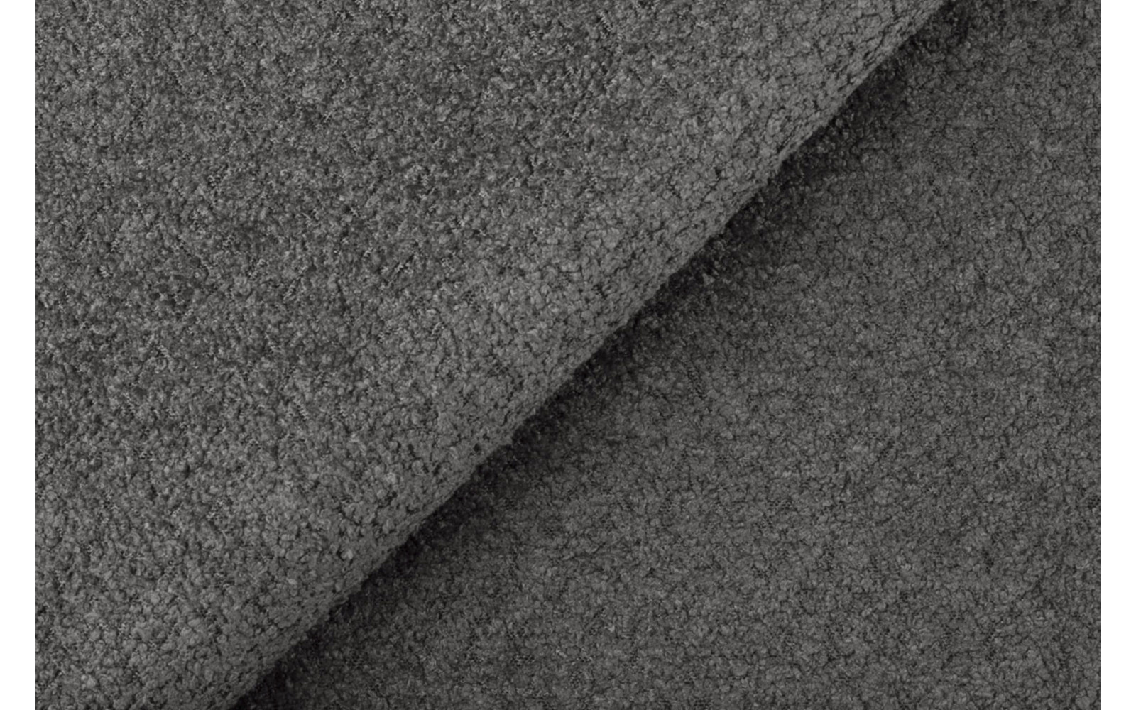 Canapé 2 places FEBE, gris foncé