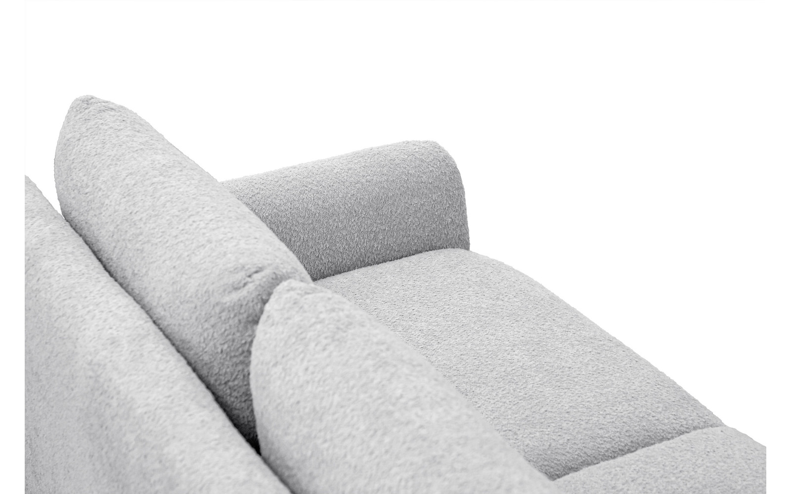 Canapé 2 places FEBE, gris clair