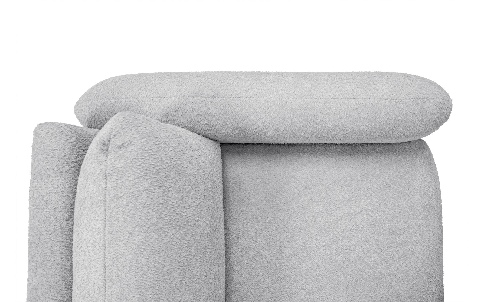 Canapé 2 places FEBE, gris clair