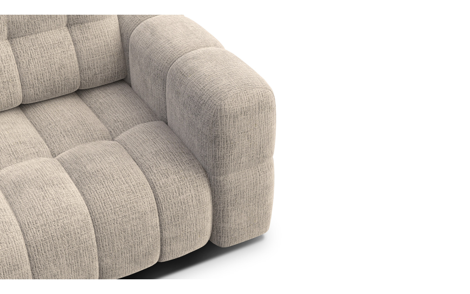 Canapé 2 places CLOUDI, beige