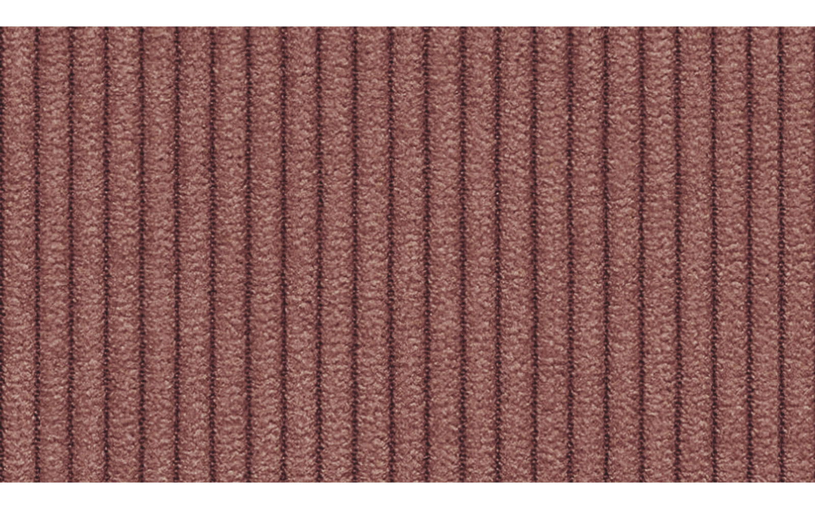 Canapé d'angle gauche 3 places tissu rose - TAUER