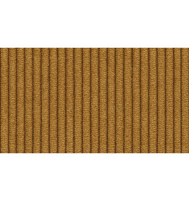 Canapé d'angle gauche 3 places tissu jaune foncé - TAUER