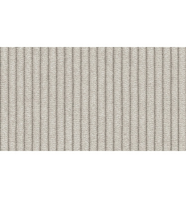 Canapé d'angle gauche 3 places tissu blanc perle - TAUER