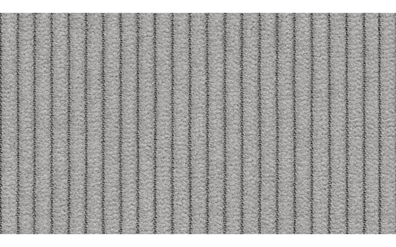 Canapé d'angle gauche 3 places tissu gris clair - TAUER