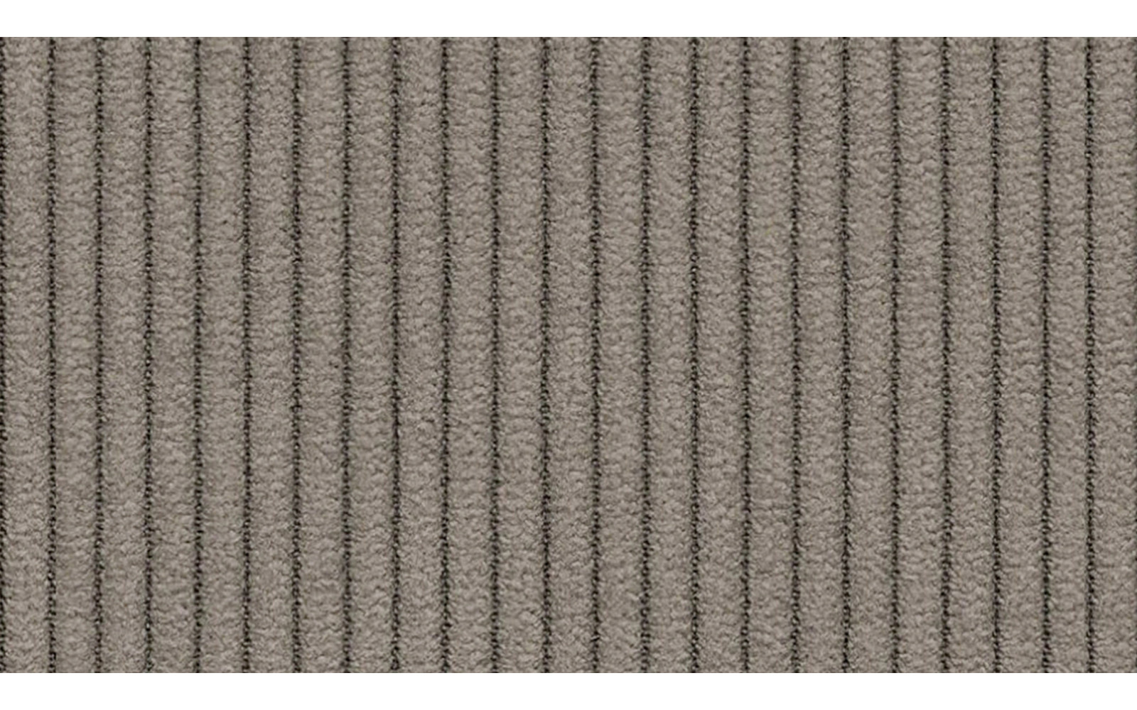 Canapé d'angle gauche 3 places tissu taupe - TAUER