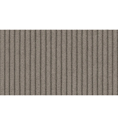 Canapé d'angle droit 3 places tissu taupe - TAUER