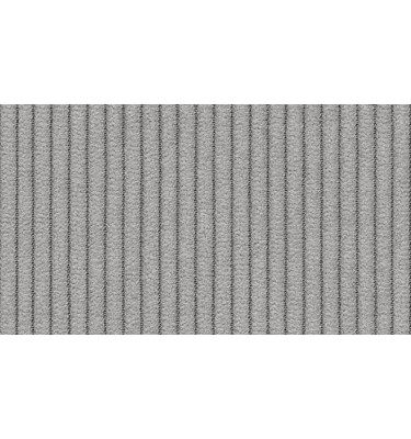 Canapé d'angle droit 3 places tissu gris clair - TAUER