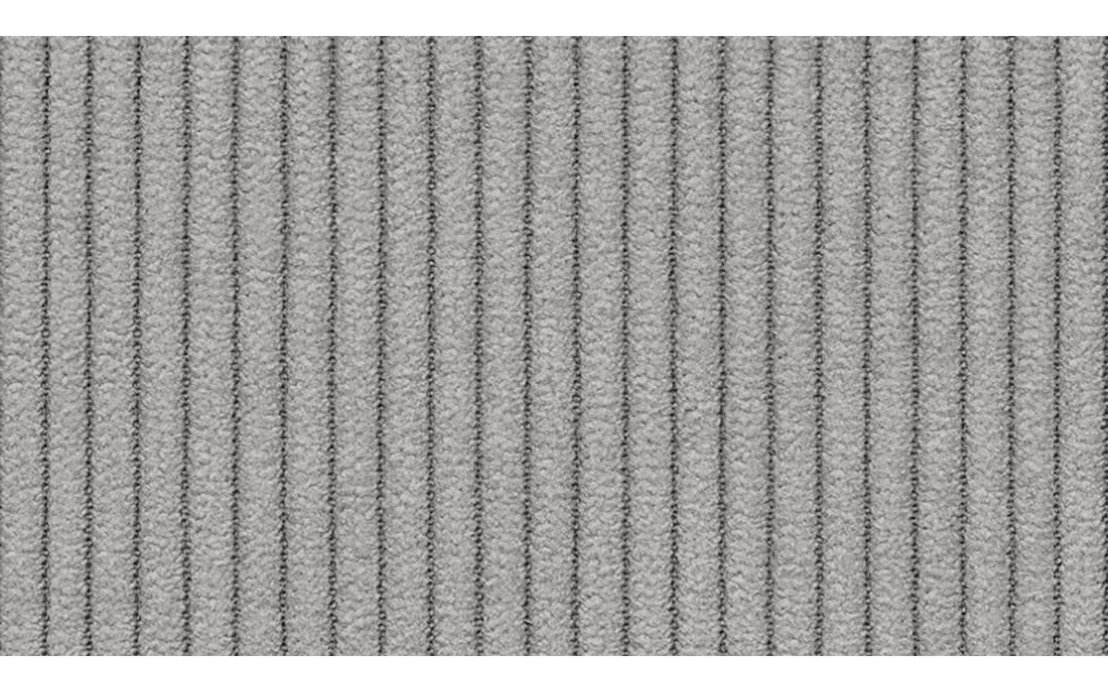 Canapé d'angle droit 3 places tissu gris clair - TAUER