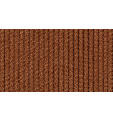 Canapé d'angle droit 3 places tissu orange - TAUER