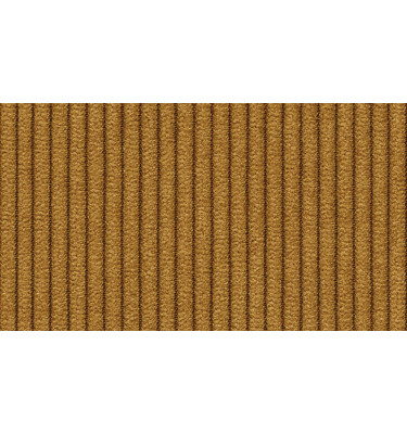 Canapé d'angle droit 3 places tissu jaune foncé - TAUER