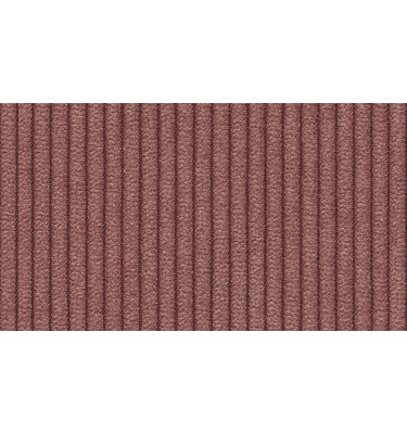 Canapé d'angle droit 3 places tissu rose - TAUER