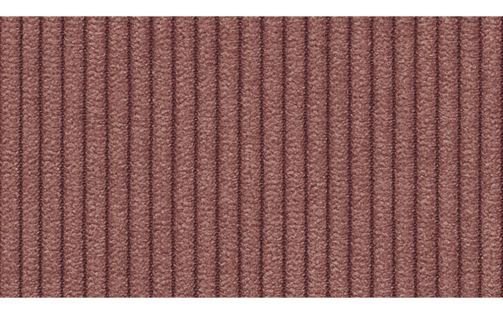 Canapé d'angle droit 3 places tissu rose - TAUER