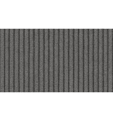 Canapé d'angle droit 3 places tissu gris foncé - TAUER