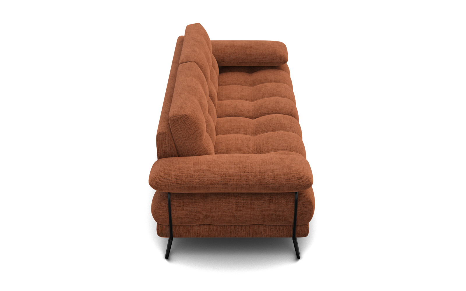 Canapé BUBBARA 2,5 places, orange