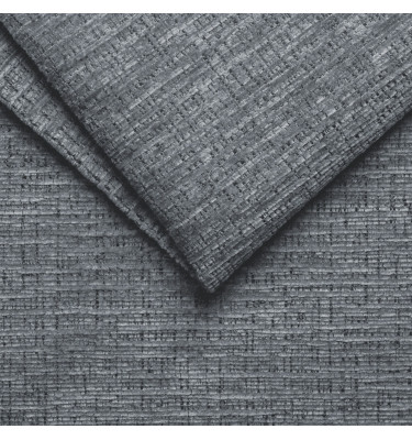 BUBBARA canapé d’angle 4 places droit, gris foncé