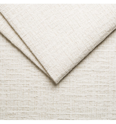 BUBBARA canapé d’angle 4 places gauche, crème