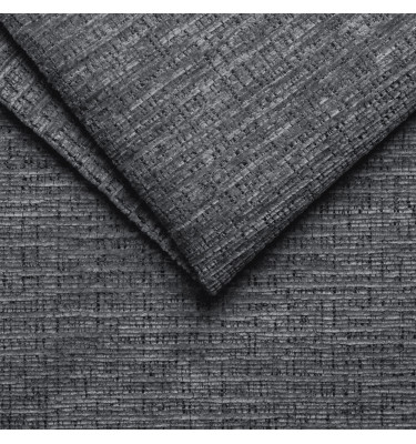 Canapé RODEN 3 places avec 2 Relax, tissu gris foncé