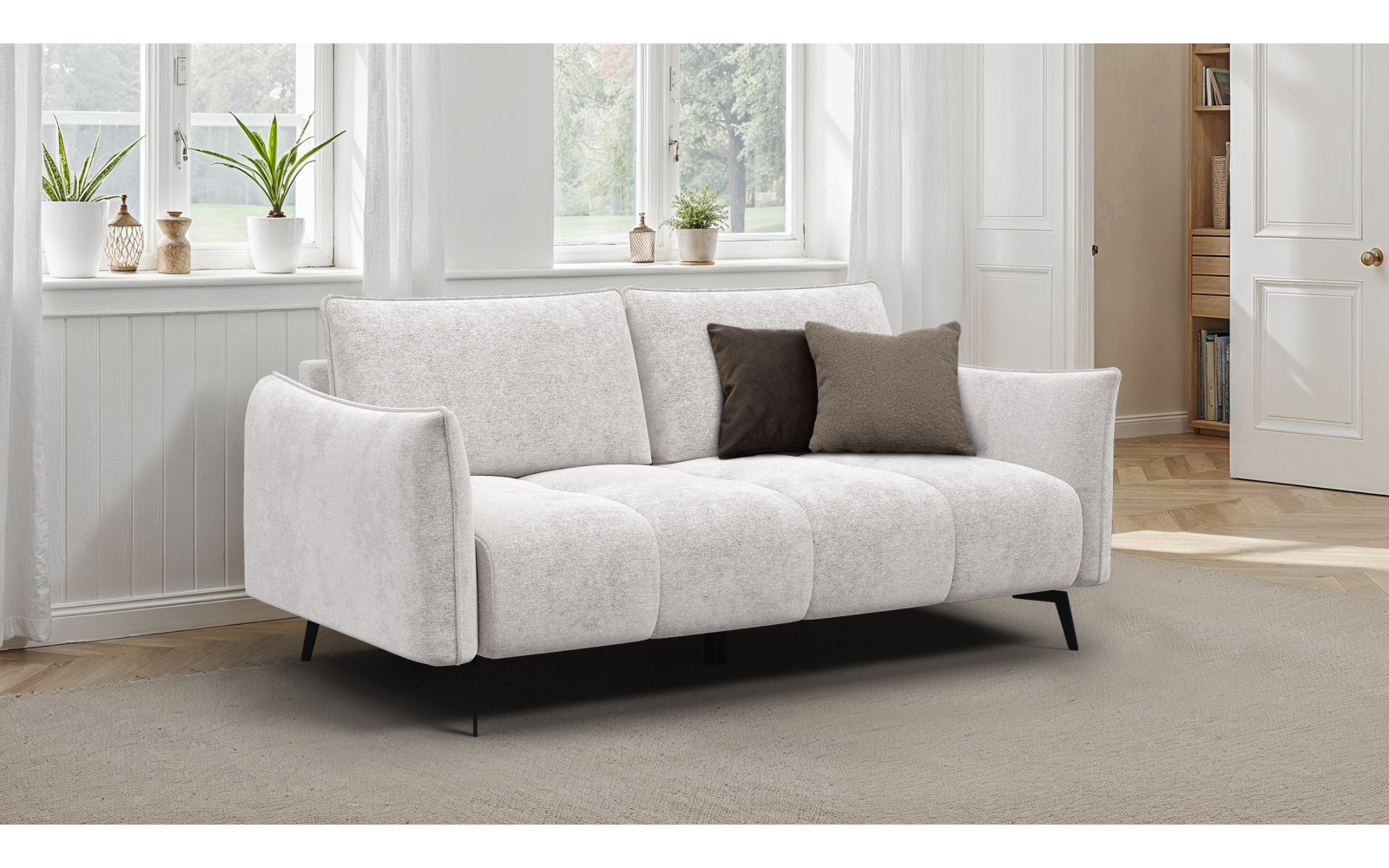 Canapé 2,5 places AERA, ecru