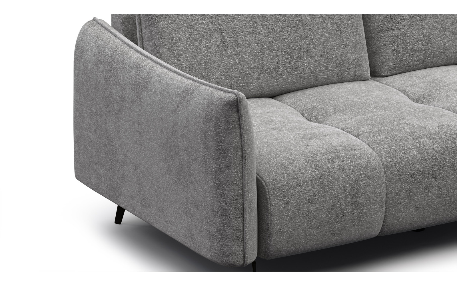 Canapé 2,5 places AERA, gris chaud