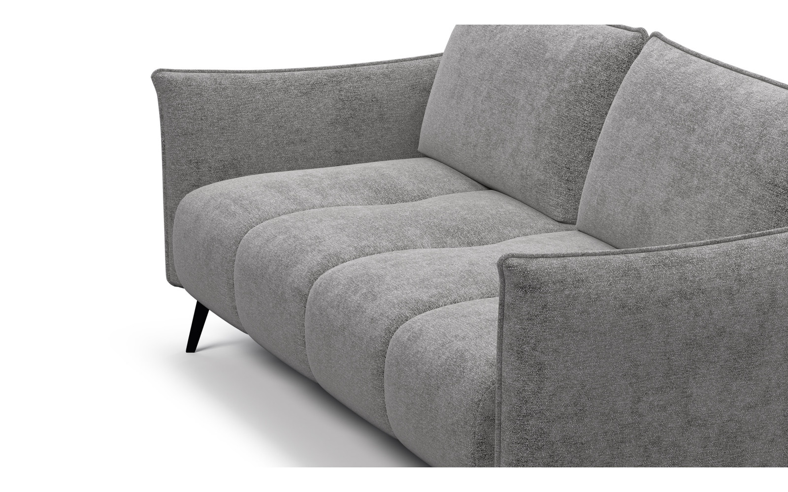 Canapé 2,5 places AERA, gris chaud