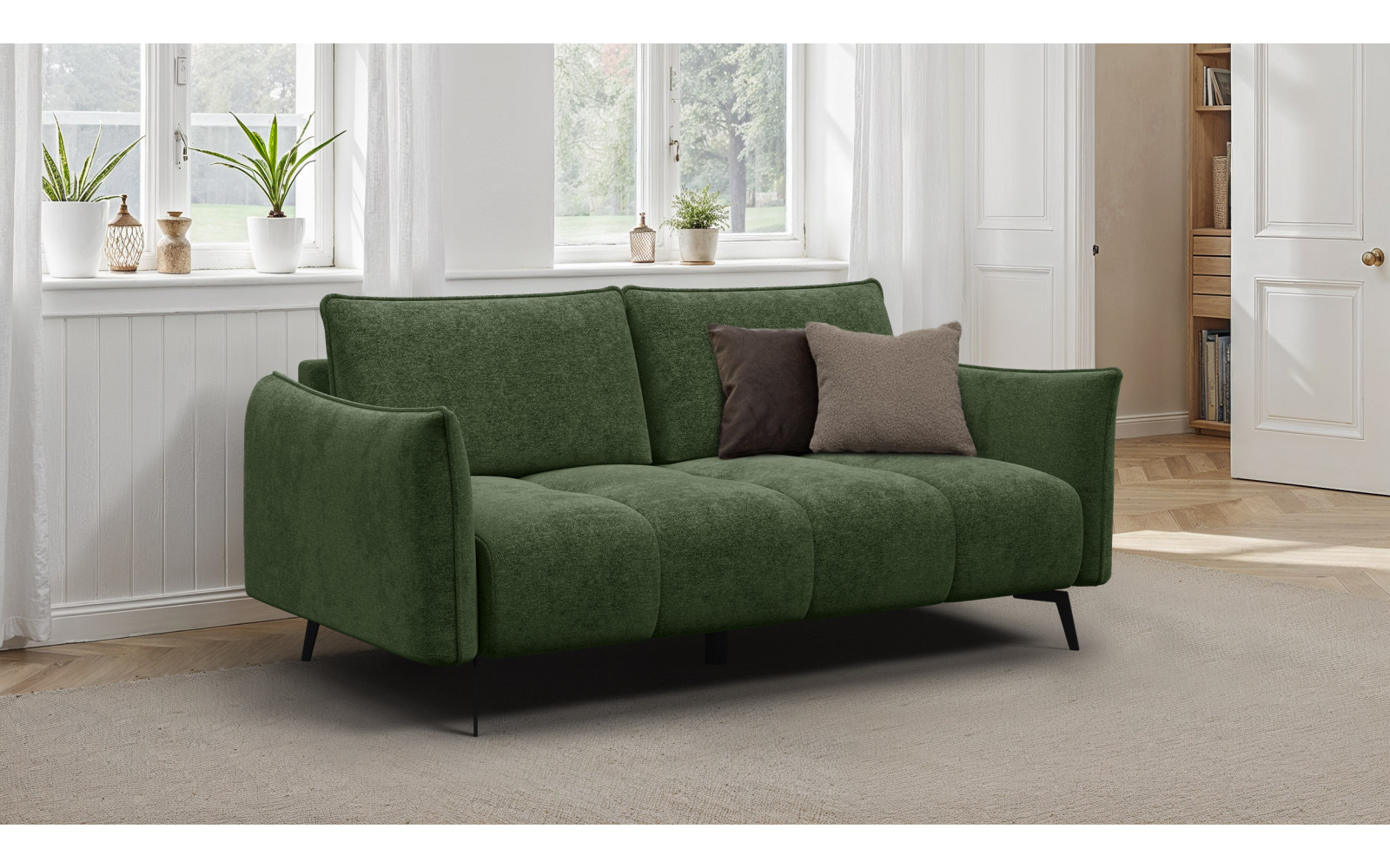 Canapé 2,5 places AERA, vert
