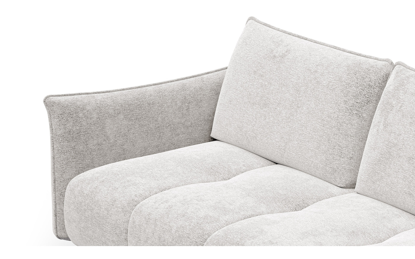 Canapé 2,5 places AERA, ecru