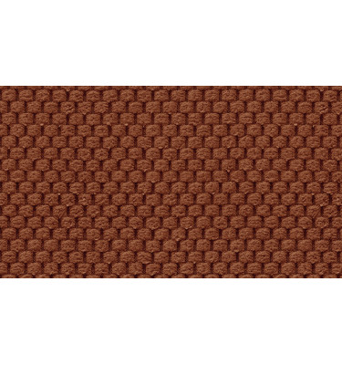 Canapé d’angle 4 places droit FEBE, orange foncé