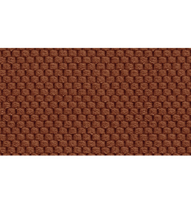 Canapé d’angle 4 places gauche FEBE, orange foncé