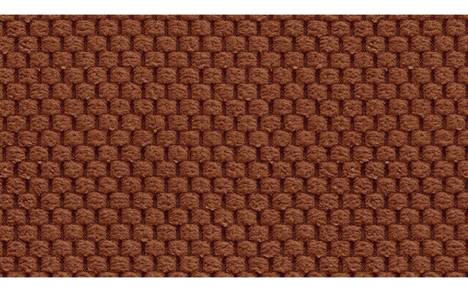 Canapé d’angle 4 places gauche FEBE, orange foncé