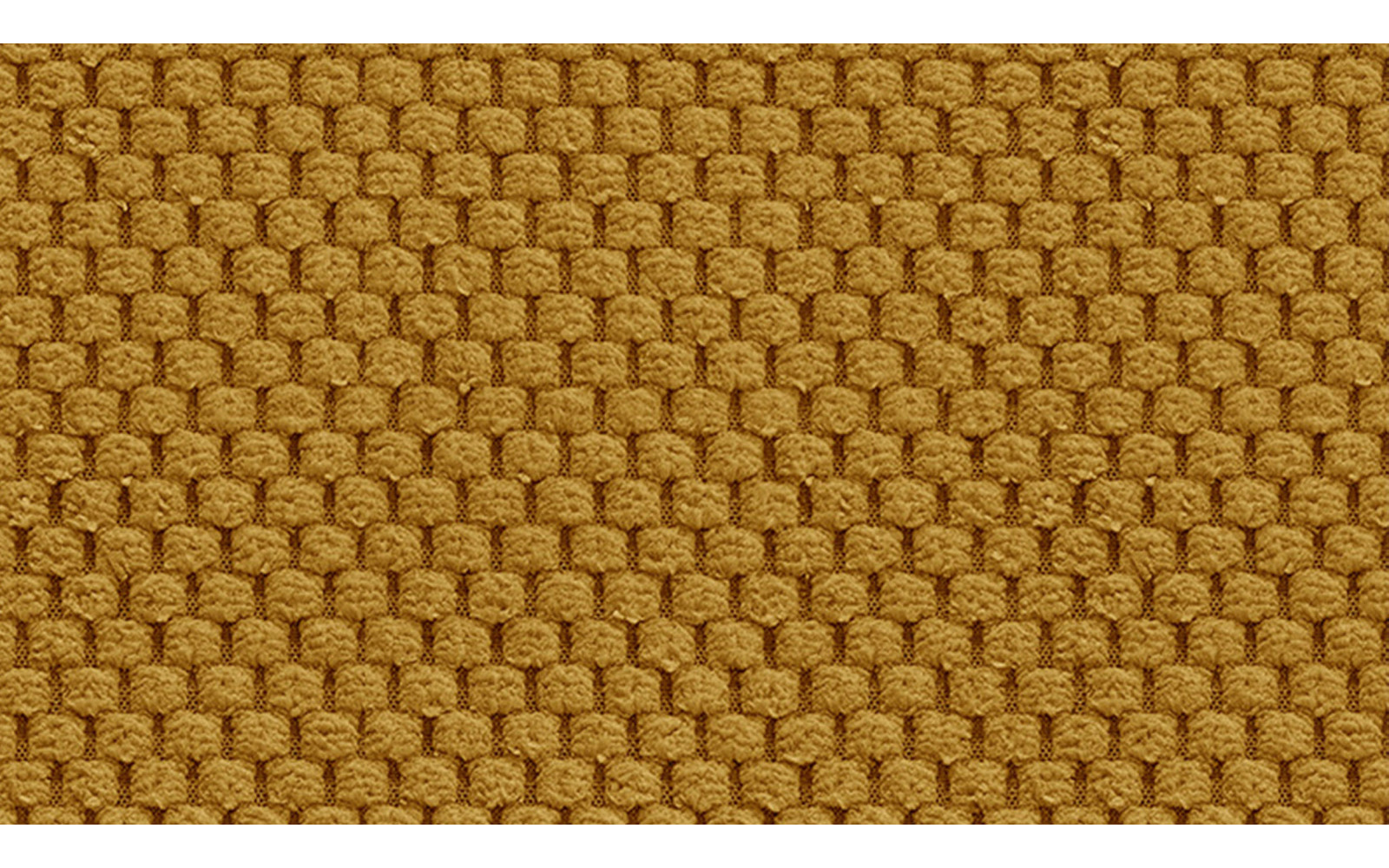 Canapé d’angle 4 places gauche FEBE, jaune foncé