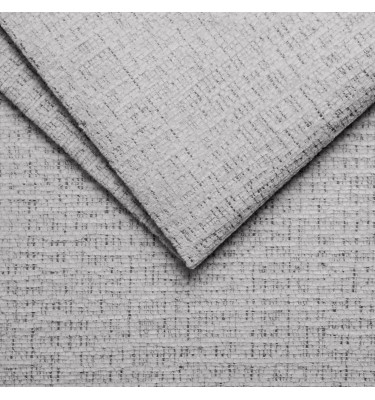 Canapé 2 places MORELLO, tissu gris clair