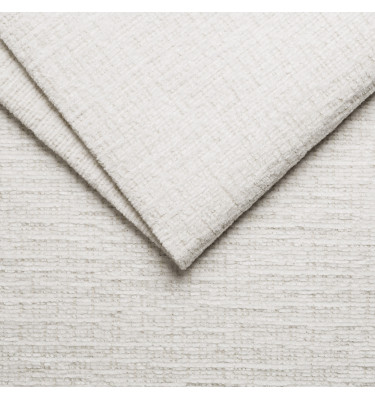 Canapé d'angle 4 places MORELLO avec 1 x Relax Zero Gravity, tissu crème