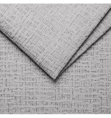 Canapé d'angle 4 places MORELLO avec 1 x Relax Zero Gravity, tissu gris clair