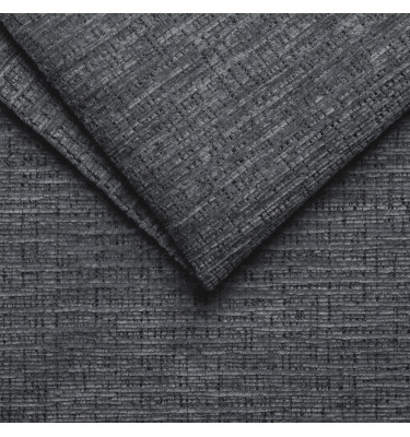 Canapé 3 places MORELLO avec 2 x Relax Zero Gravity, tissu gris foncé