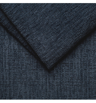 Canapé 3 places MORELLO avec 2 x Relax Zero Gravity, tissu bleu marine