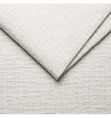 Canapé d'angle 4 places RODEN avec Relax, tissu crème