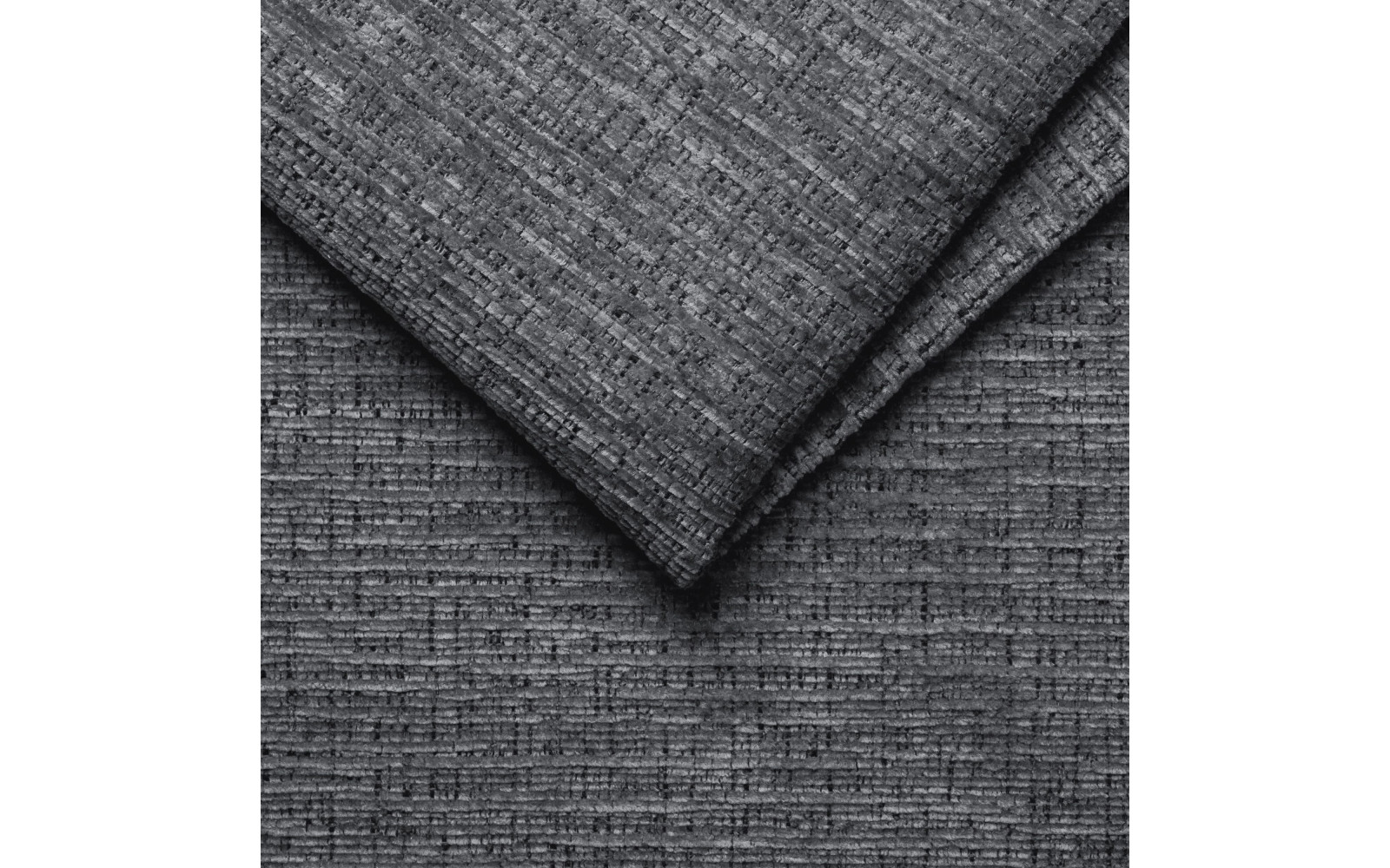 Canapé d'angle 4 places RODEN avec Relax, tissu gris foncé